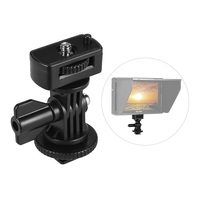Adjustable Cold Hot Shoe Mount Adapter with 1/4\