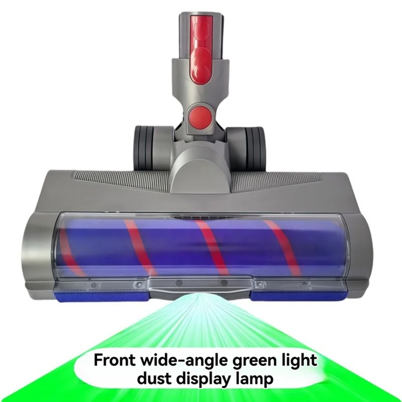 

Stable-Electric Floor Brush Head For Dyson V7 V8 V10 V11 V15 Vacuum Cleaner Spare Parts With LED Dust Lights