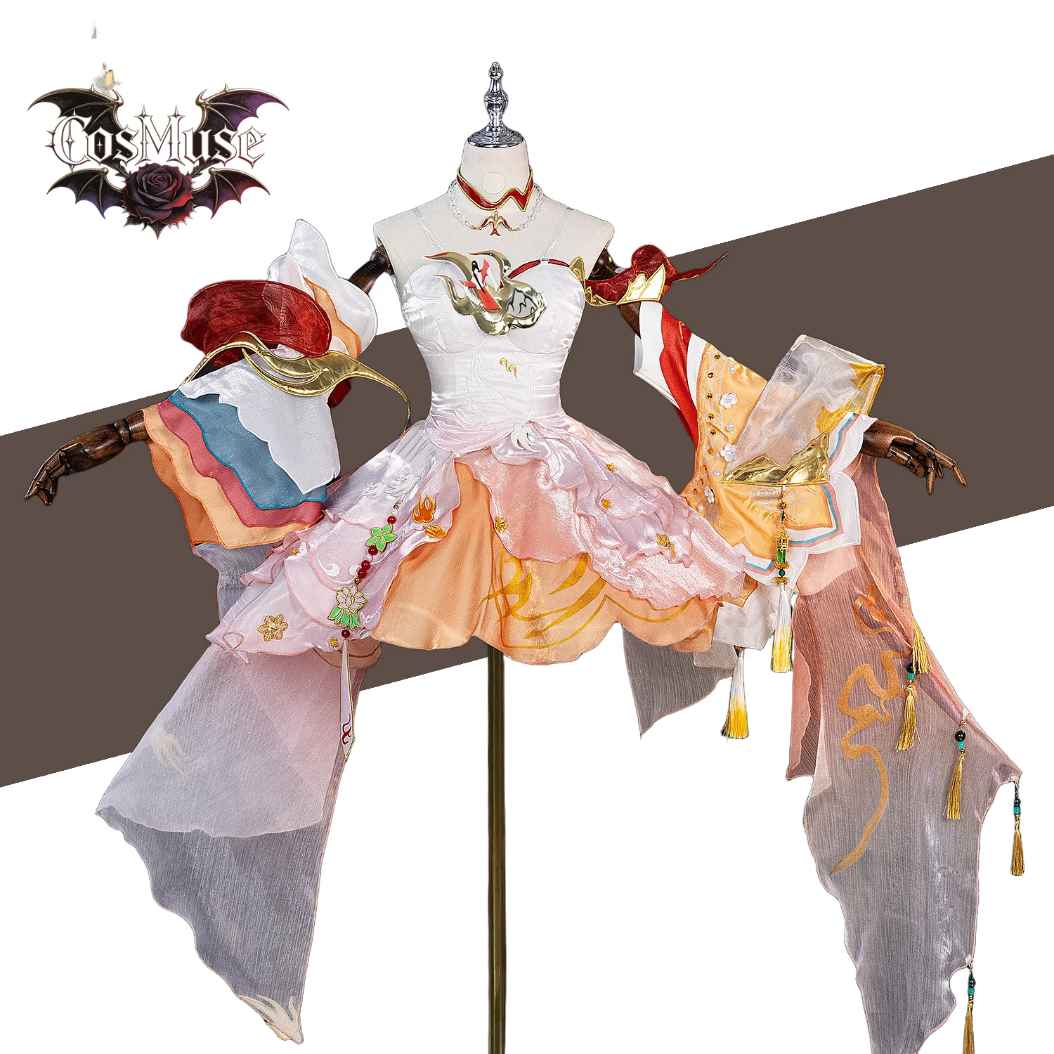 

Honor of Kings Xi Shi Valentine Limited Edition Skirt Game Cosplay Costume Full Set Hallowmas Christmas Role Play Women