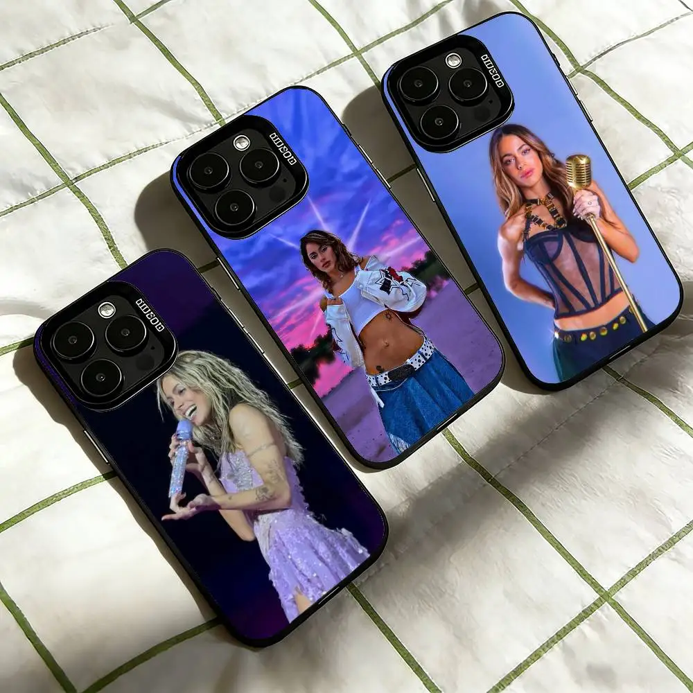 

New S-Singer Tini Stoessel Phone Case For iPhone 17,16,15,14,13,12,11 Plus,Pro Max,XS,Colorful Silver Black Cover