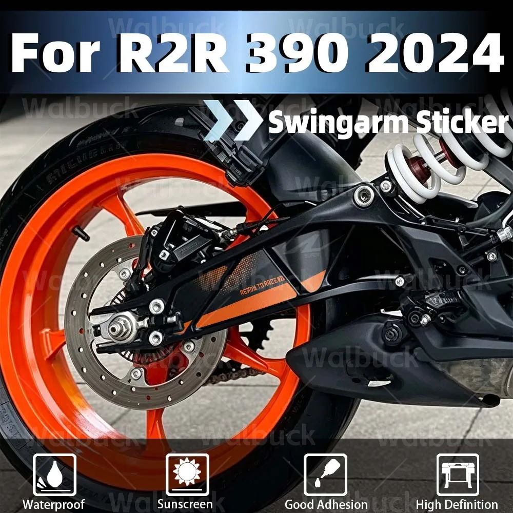 Refit Motorcycle Accessories Rotating Shaft Decals Protection Swingarm Vinyl Sticker Waterproof For Duke 390 250 125 2024 2025
