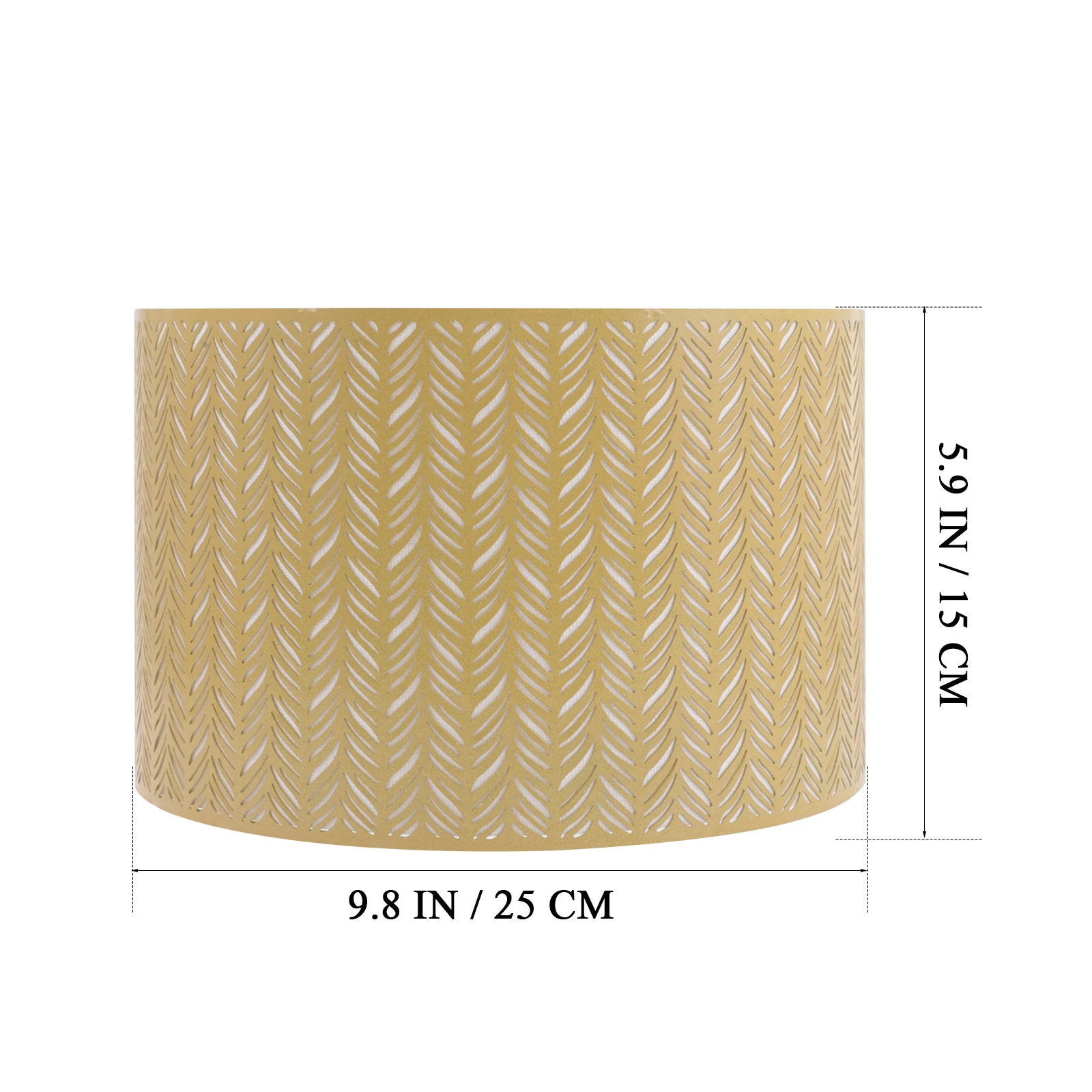 

Metal Lampshade Hollow Leaf Pattern Modern Small Desk Table Light Cover Indoor Replacement Shades Sturdy Durability Lighting