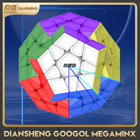 [CubeFun]Diansheng Googol 3x3 Megaminx 9CM Magnetic Magic Cube Large Cube Stickerless Educational Toys Games Gift