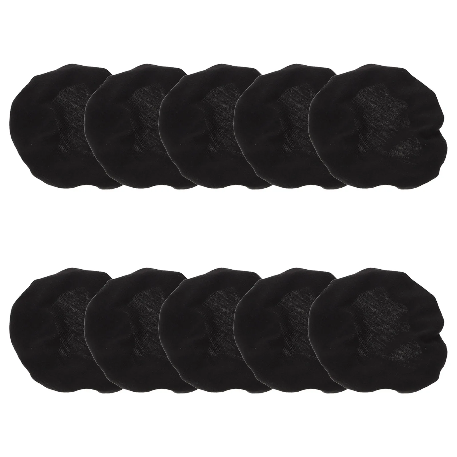 

10pcs Headphone Ear Covers Replacement Universal Fabric Headset Protectors For Gaming Gym Aviation Office Over-Ear Cushion