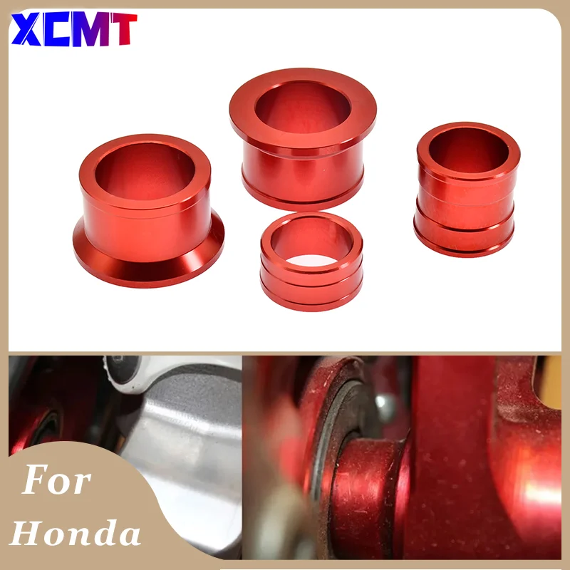 

CNC Front And Rear Wheel Hub Spacers Suit For HONDA CR125 CR250R CRF250R CRF250X CRF450R CRF450X 2004-2017 2018 2019 2020 2021