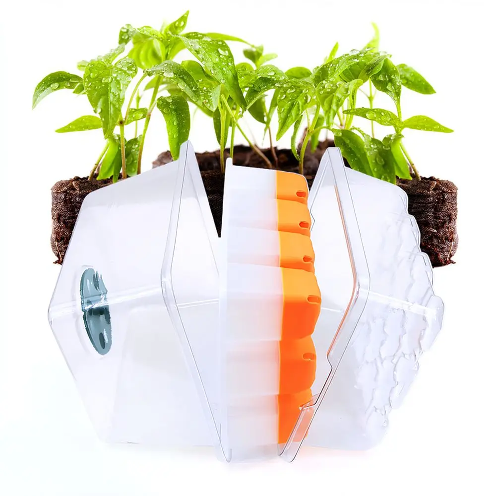 Seedling Germination Tray 12 Cells Propagation Box Garden Nursery Pots With Humidity Vents For Plants Vegetable Growing