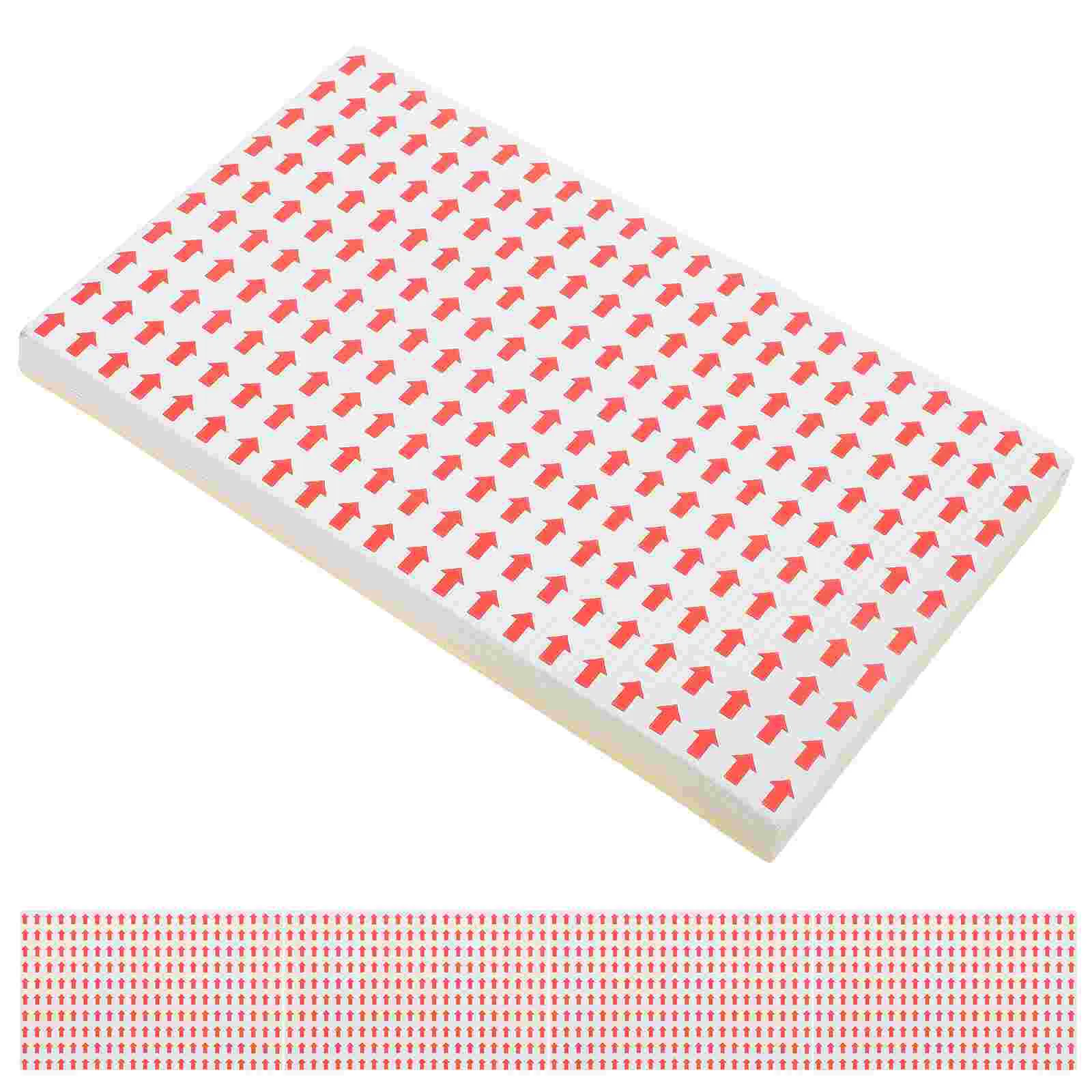 Red Arrow Logo Labels 9*12mm Identification Self-adhesive Stickers Multipurpose