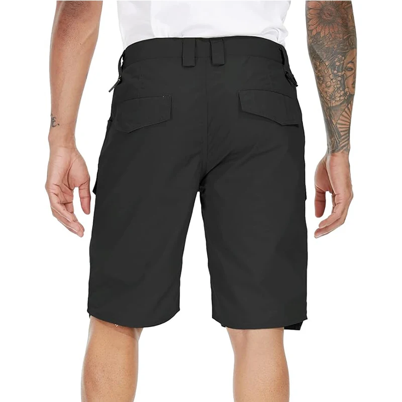 Summer Men's Tactical Cargo Shorts Multi Pockets Waterproof Outdoor Hiking Hunting Fishing Climbing Work Travel Camping Casual