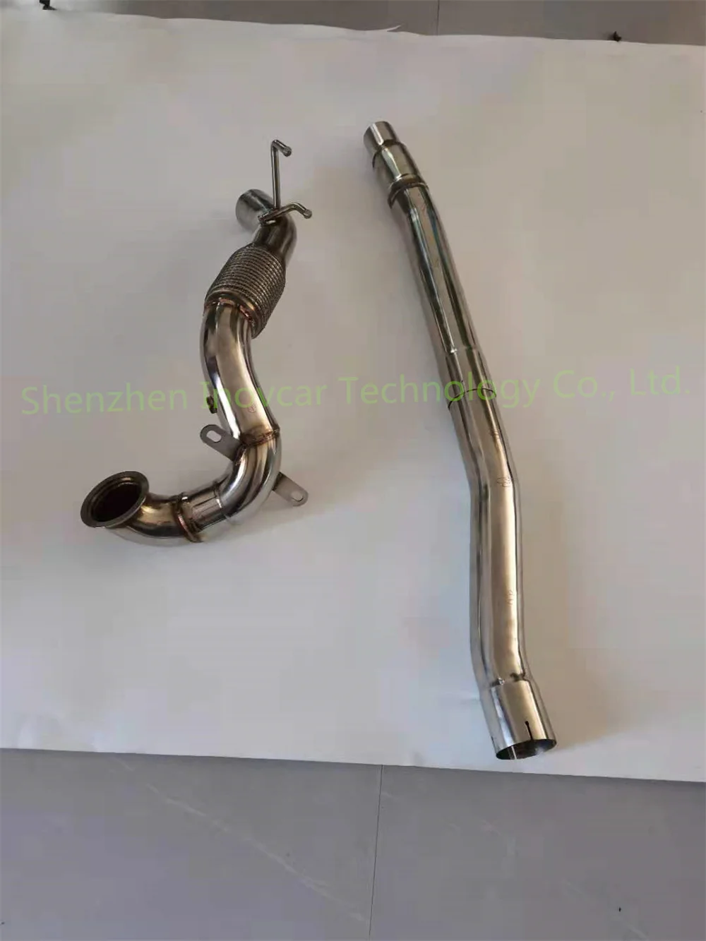 1 Set Stainless Steel Downpipe For Volkswagen Golf R7 2.0T Auto Part Through Exhaust Down Pipe Car Accessories