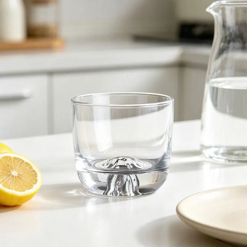 105ml Home Personalized Wine Glass Kung Fu Tea Cup Creative Crystal Tea Cup Glass Cup Iceberg Mug Transparent Drinking Glasses