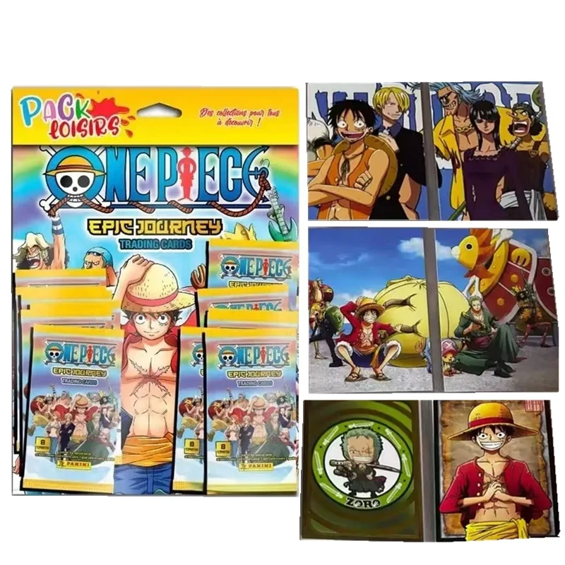 

PANINI 2022 ONE PIECE Epic Journey Collection Card Monkey D. Luffy Nami Anime Character Peripheral Collection Card Children'sToy
