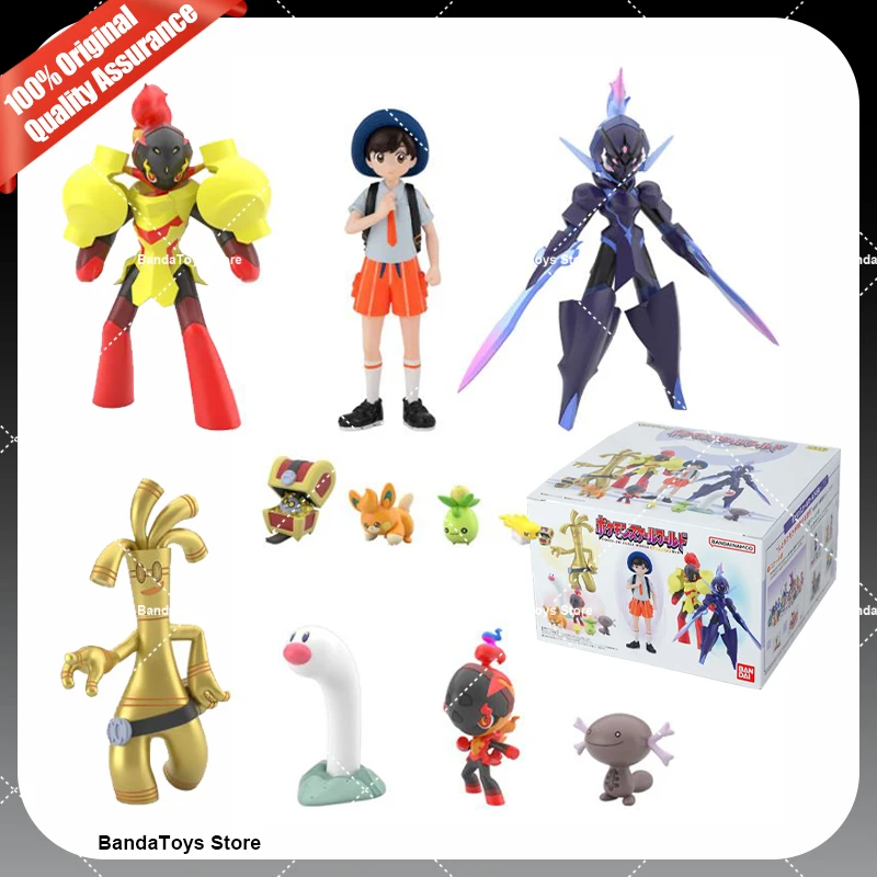 متوفر 100% الأصلي بانداي بوكيمون مقياس العالم بالديا منطقة المجلد 2 مجموعة من 11 شخصيات أنيمي عمل جمع نموذج لجسم لعبة