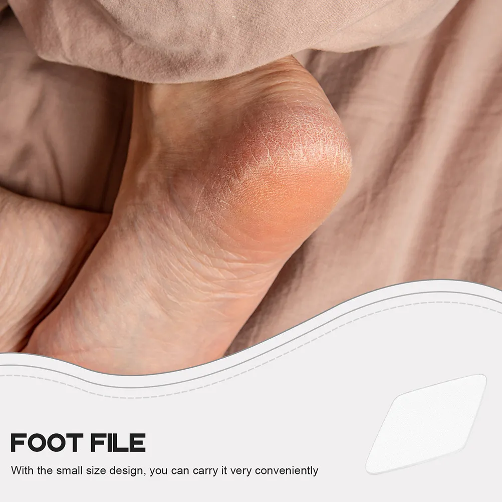 2Pcs Foot File Dead Skin Remover Glass Scrubber Callus Remover Durable Portable Glass Foot File Dead Skin Removal Tool