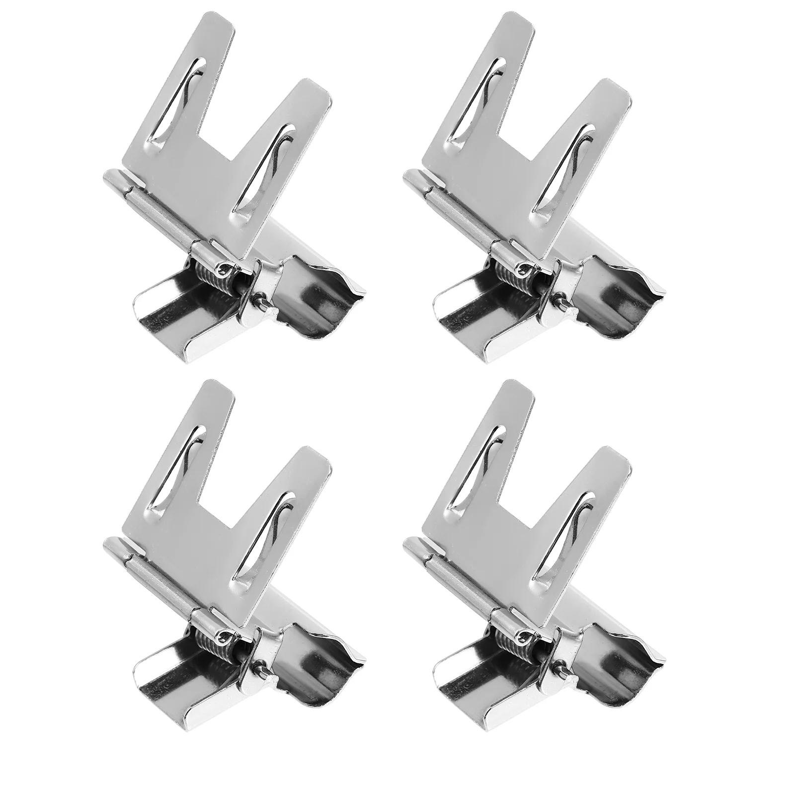 4 Pcs Display Shelves Shelf Price Tag Clip Sign Holder Label Clamps Food Supermarkets Clips