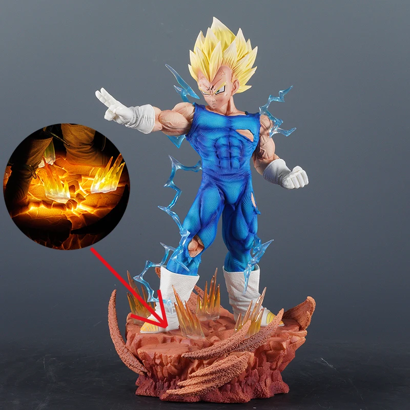 

Dragon Ball Z Majin Vegeta Аниме Фигурка 12,2 дюйма/31 см ПВХ Фигурка Коллекционная декоративная модель игрушки в подарок для фанатов