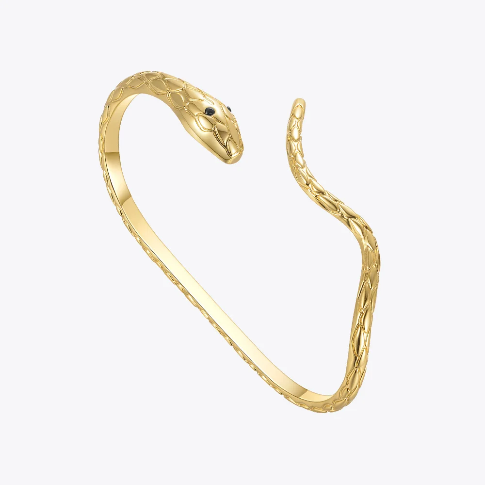

ENFASHION Imitated Snake Bracelet For Women Gold Color Animal Palm Bracelets 2021 Party Fashion Jewelry Pulseras Mujer B212236