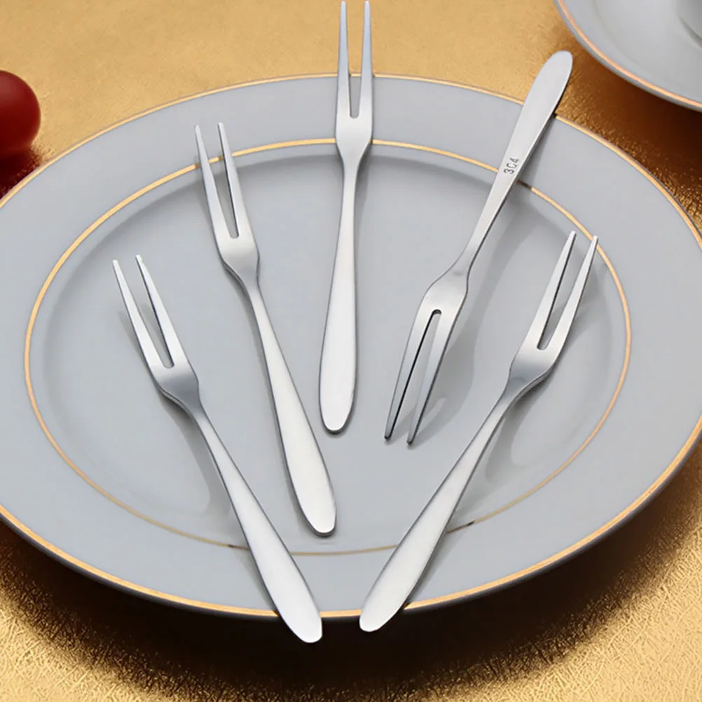 

30Pcs High Quality Stainless Steel Fruit Forks Kitchen Gadget for Wedding Christmas Parties Fruit Forks