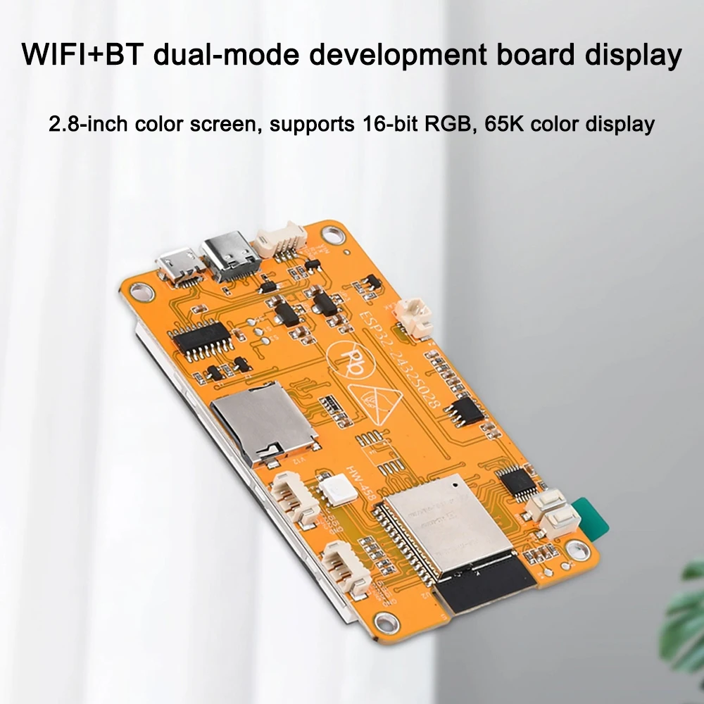 ESP32 Development Board WiFi Bluetooth 2.8 Inch 240x320 Smart LCD Display TFT Module With Touch Screen Support UART,SPI,PWM,ADC