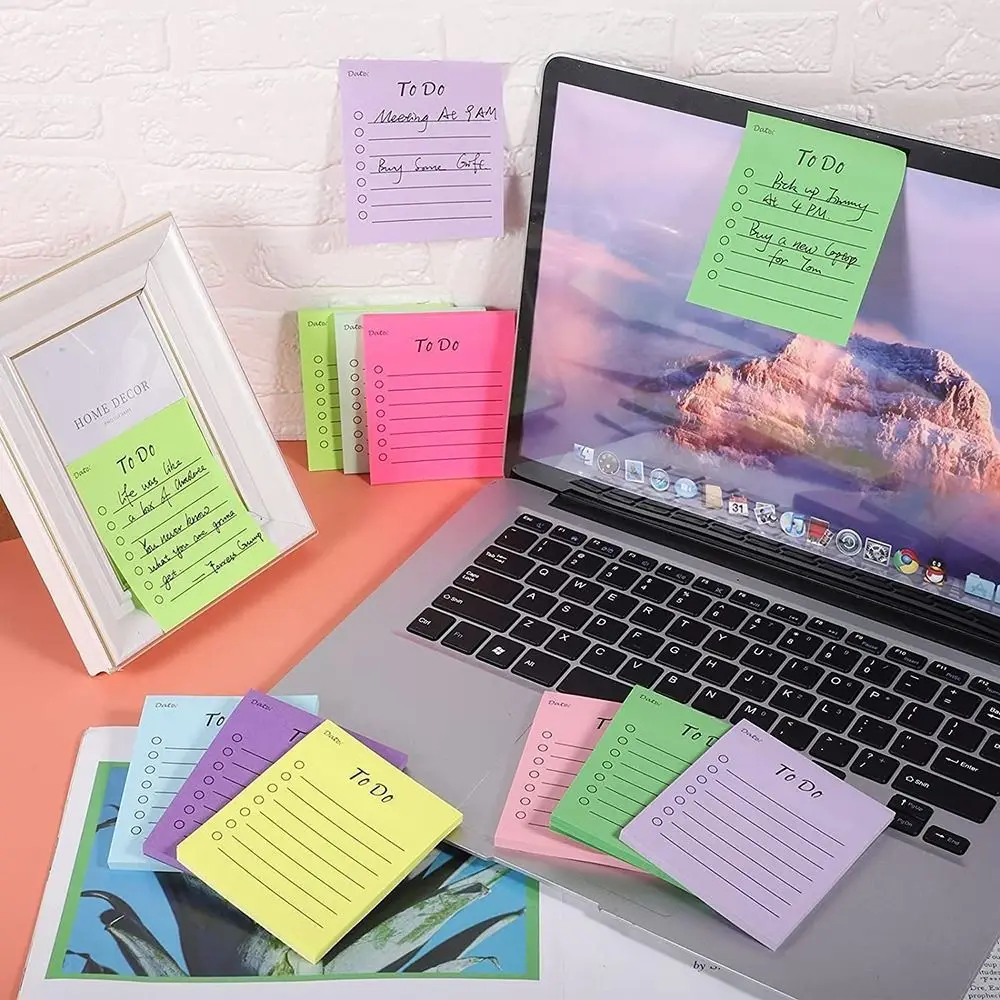50 Sheets Sunny Day Weekly Plan To Do List Sticky Note Memo Pads Stationery Notepad Shopping Check List Message Notes