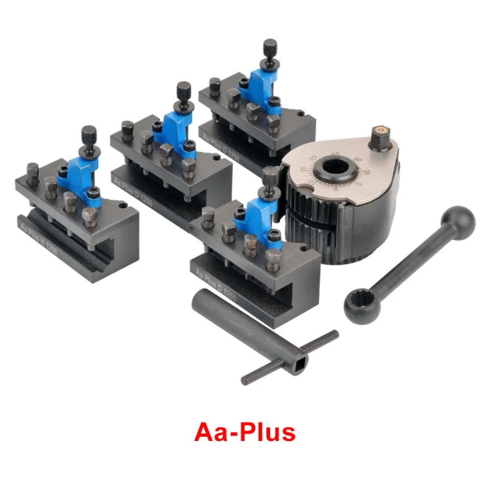 Mini Lathe European Quick Change Tool Post Fast Lock Tool Holder Upgrade Kit For WM210V CJ0618 C2 C3 Lathe Machine
