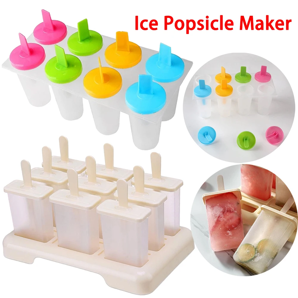 Popsicle Molds Ice Popsicle Maker, Easy-Release Ice Pop Molds Homemade Ice Cream Molds