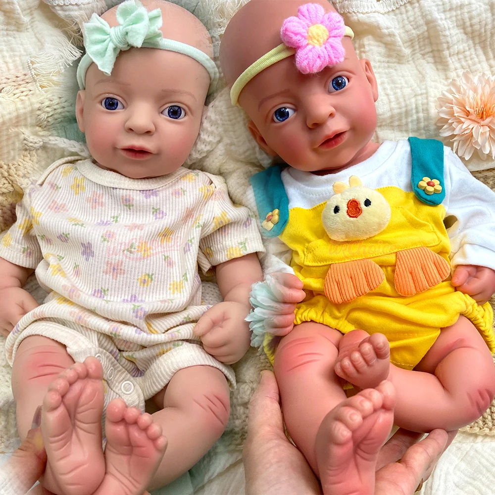 

Силиконовая кукла-реборн девочка 44 см с открытыми глазами, полнотелая, мягкая, моющаяся, реалистичная, для новорожденных, антистрессовая игрушка для пациентов с деменцией