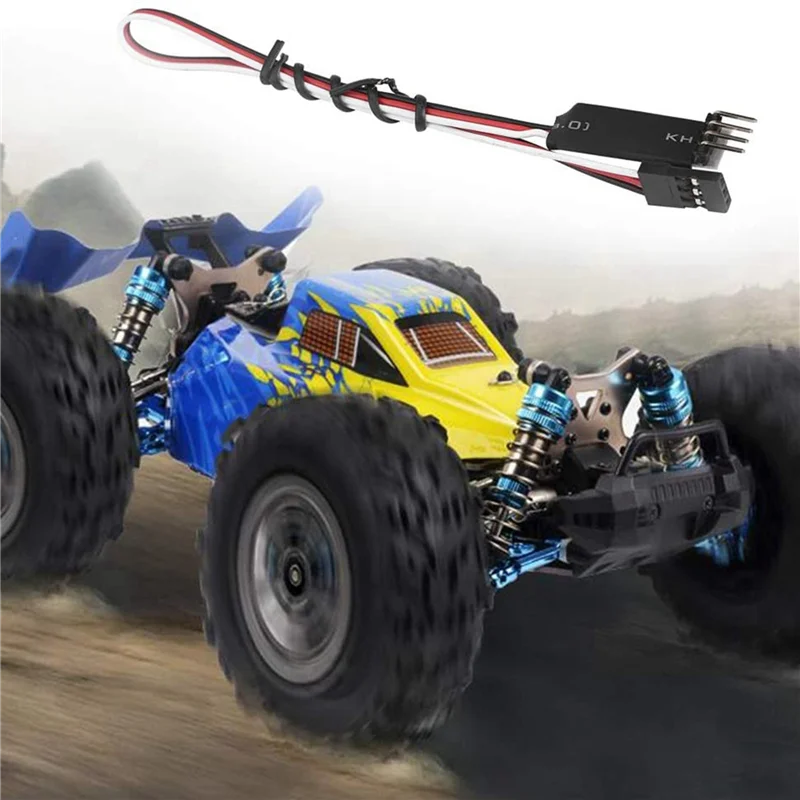 2X Modulo interruttore luce Rc Accensione/spegnimento luce auto Rc adatto per Traxxas Modello di telecomando Interruttore di controllo luce auto Scx10-Y47A