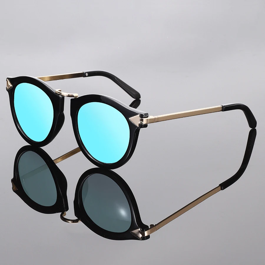 Retro Runde Modebrillen mit Pfeildesign Großer Rahmen Persönliche Optische Brillen für einen Stilvollen Look
