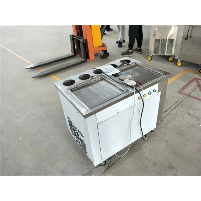 Square Pan low price convenient with tanks commercial making cold plate fried hine sale