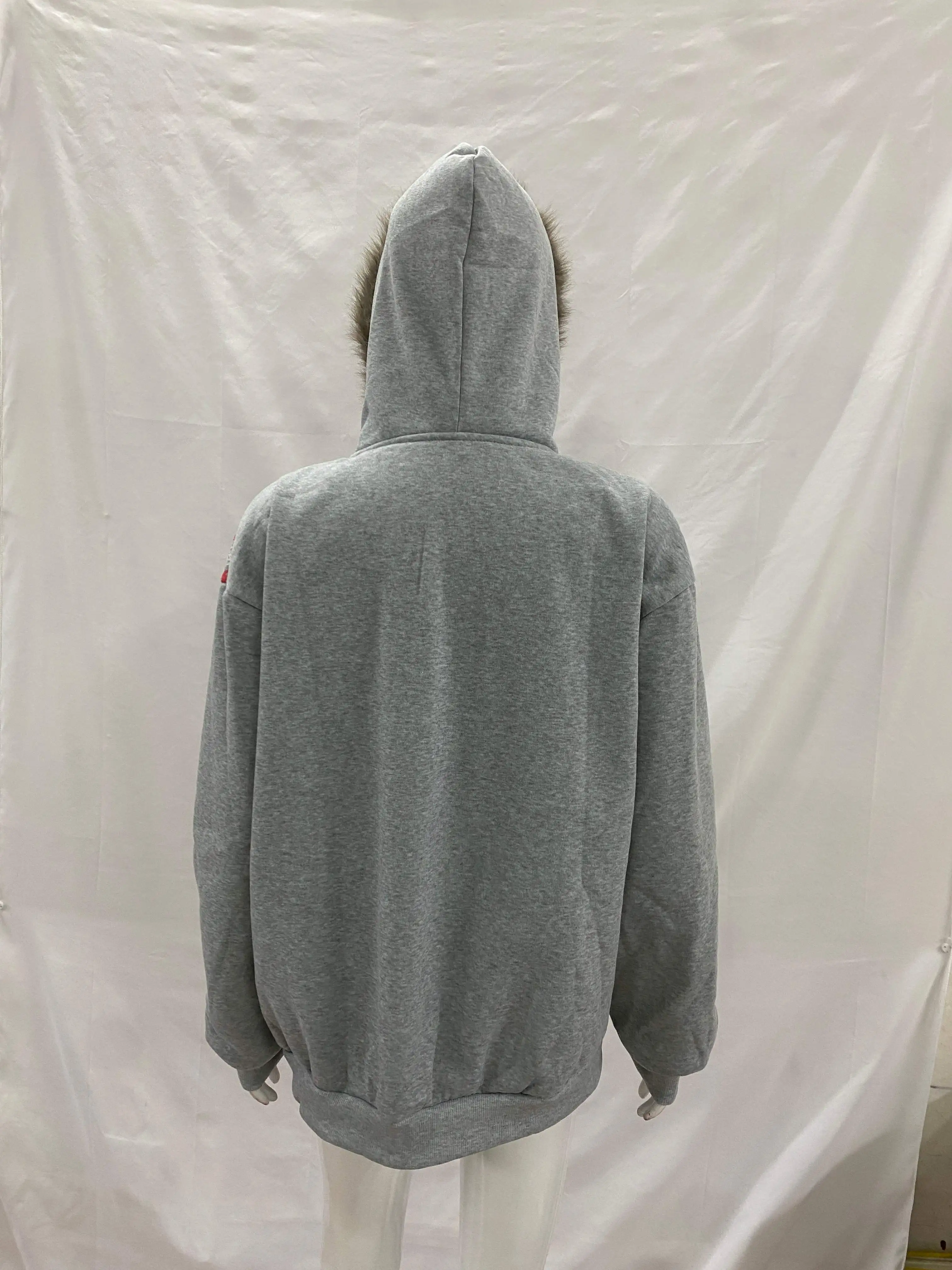 Autumn and Winter Women's Fashion Single Item Top Gothic Harajuku Ins American Retro Trendy Zipper Hoodie Sweatshirt Y2k Clothin