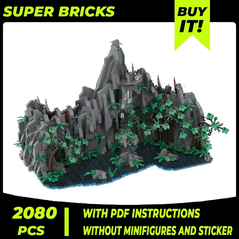 

Rings Movie Scene Model Moc Building Bricks Forbidden Pool Technology Modular Blocks Gifts Christmas Toys DIY Sets Assembly