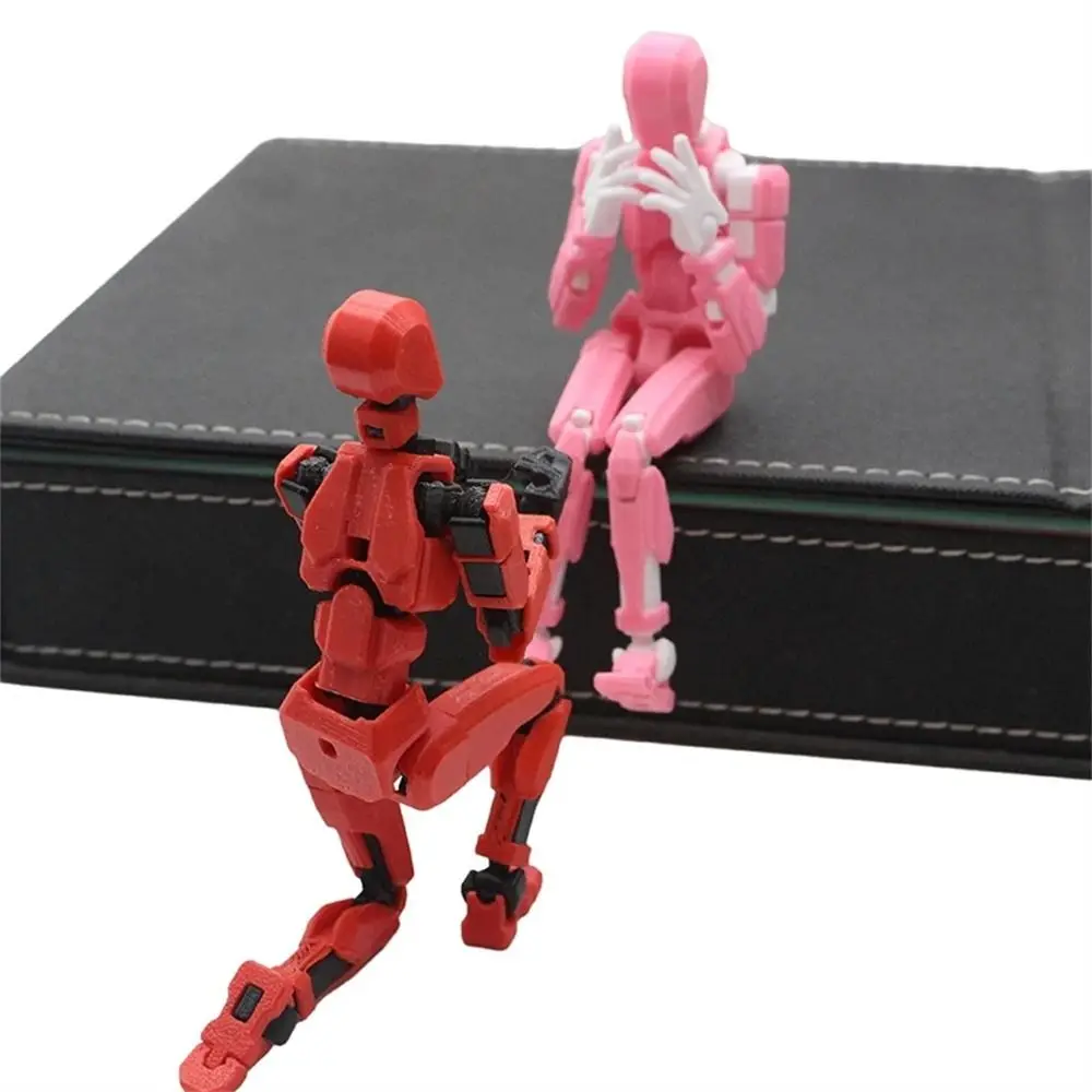 Multi-articulado móvel robô modelo boneca figuras brinquedos 3d impresso manequim figura de ação manequim 13 shapeshift robô pais-crianças