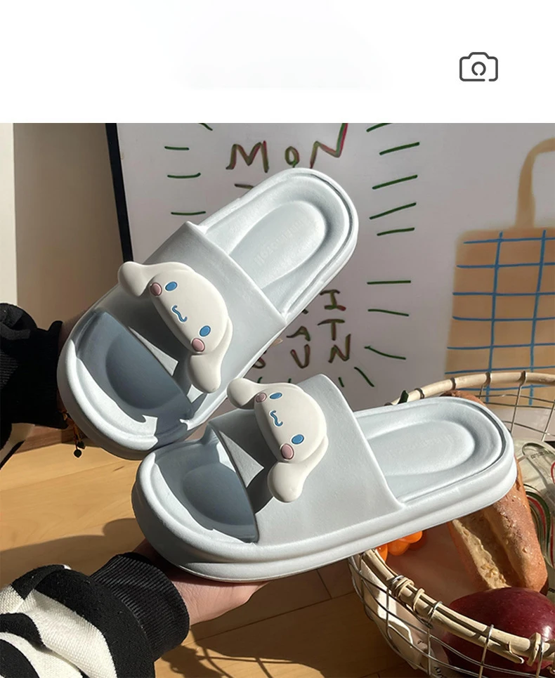 EVA Cloud Slippers, offizielle süße Mädchenhausschuhe für Damen, rutschfeste, weiche Sohle, bequeme Haussandalen – Detail 6