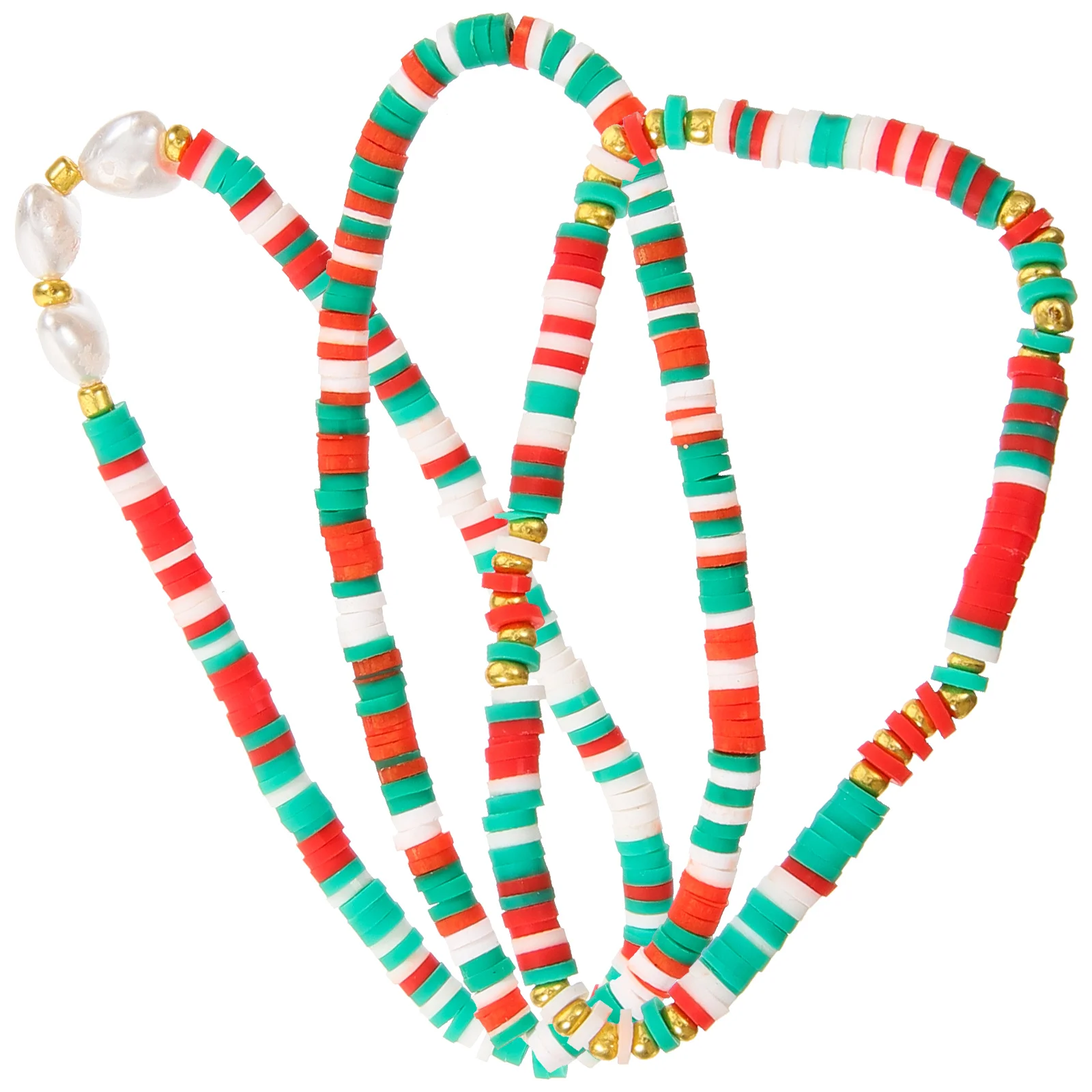 3 pezzi decorazioni natalizie alla moda braccialetto di perline colorate bracciali da donna gioielli perline braccialetti per ragazze con perline per