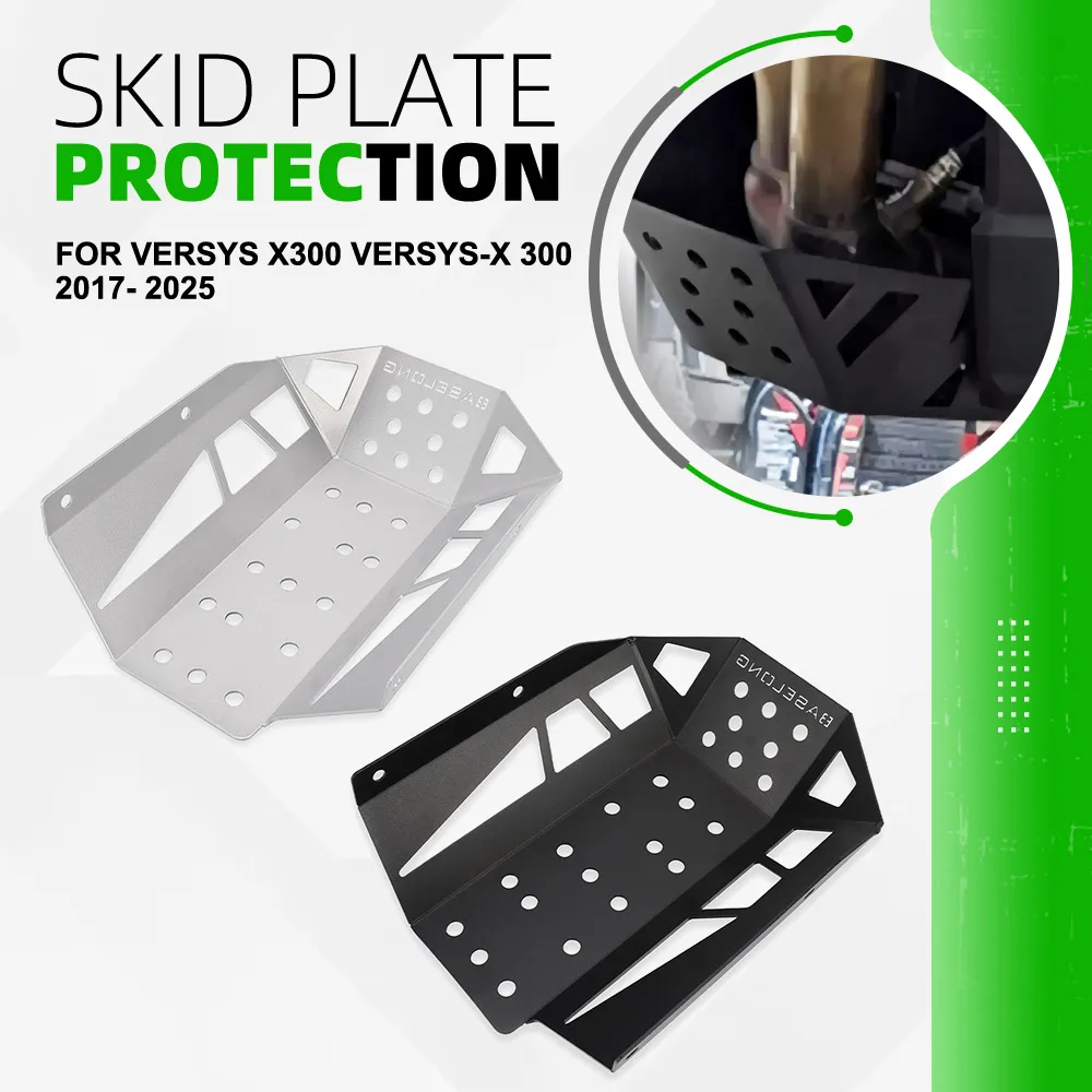 

Motorcycle Engine Guard For Kawasaki Versys X300 Versys-X 300 2017 - 2025 2024 KLE300 Skid Plate Engine Guard Chassis Protection