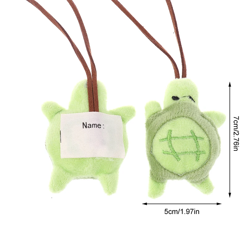 Cute Cartoon Turtle Plush Doll Pendant Fluffty Little Animals Turtle Stuffed Doll Key Chain Girl Backpack Pendant