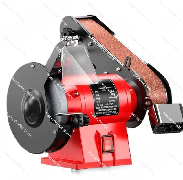 Small electric household grinder, powerful grinding and polishing, grinding wheel belt machine, wood and stone processing