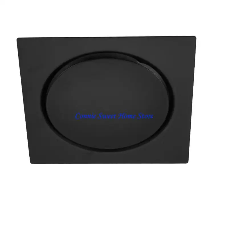 LXAF Foot Floor Drain Stainless Steel Square Shower Drain Square Shower Room Cover Plug Fast Draining Hair Catcher Strainer
