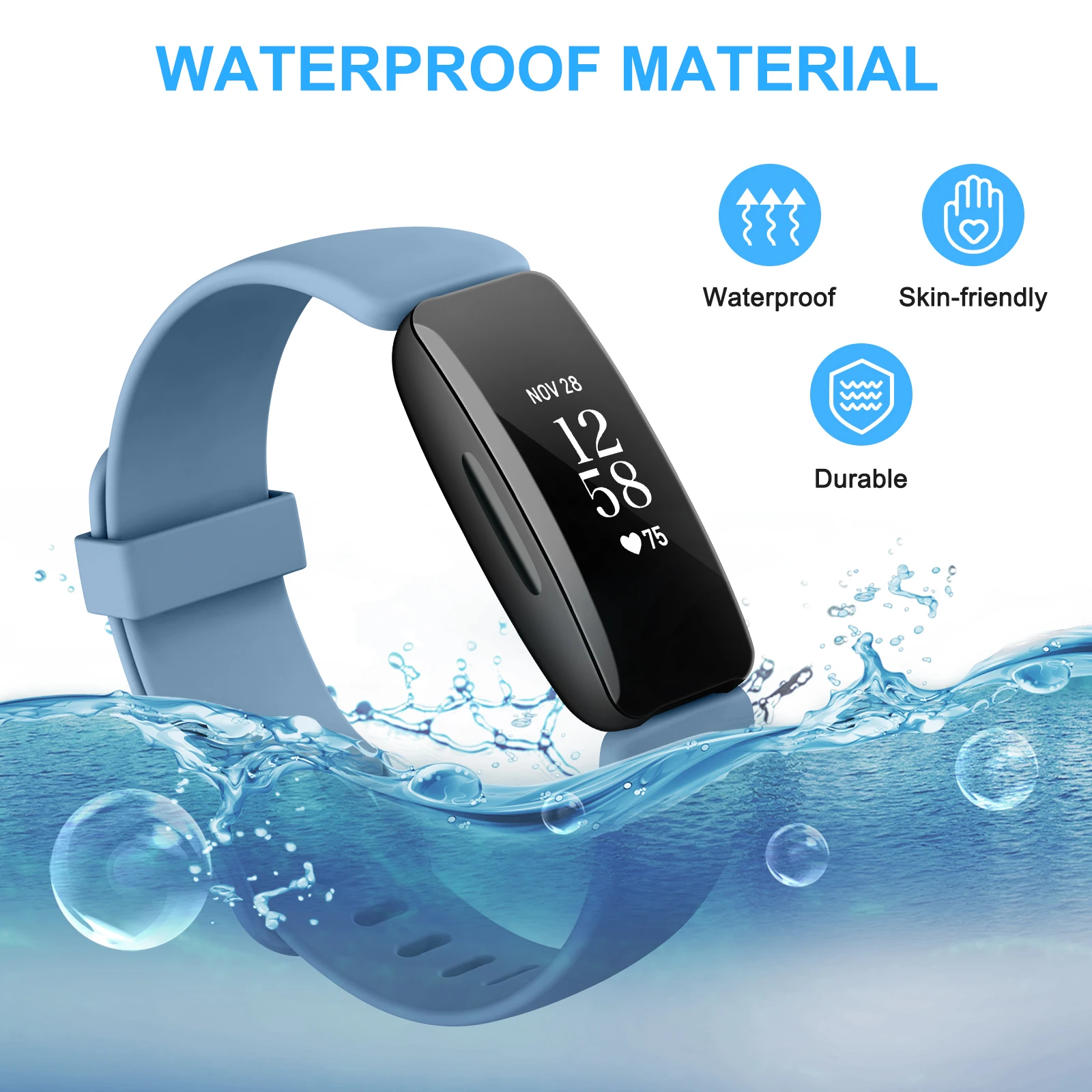 3Pcs/lot Watch Strap For Fitbit inspire /inspire 2/inspire HR Watchband Wristband For Fitbit Inspire 2/HR Bracelet Replacement