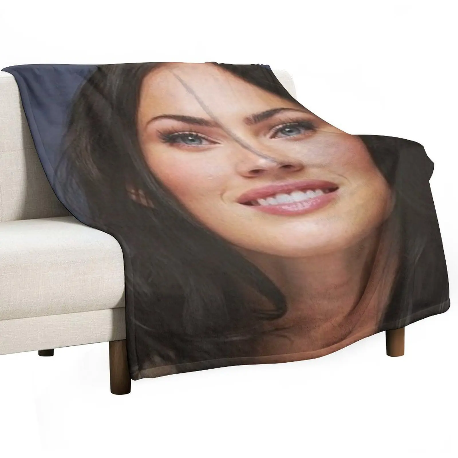 

megan fox Throw Blanket for winter Thins Beautifuls halloween Blankets