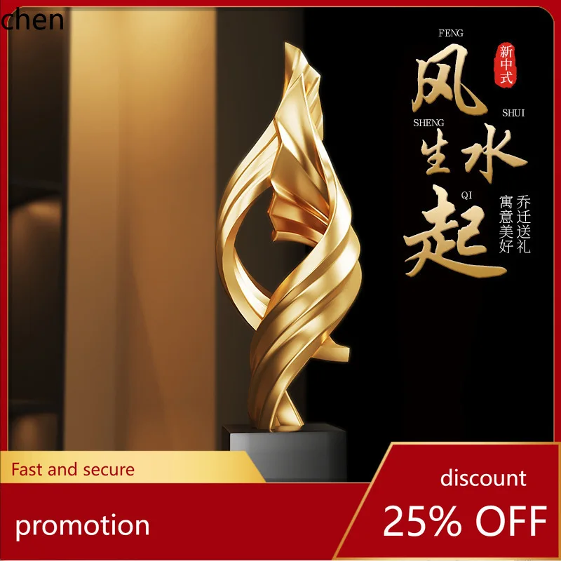 

H1 Modern Abstract Desktop Ornament Office Living Room Decoration Wine Cabinet Housewarming Gift for Men