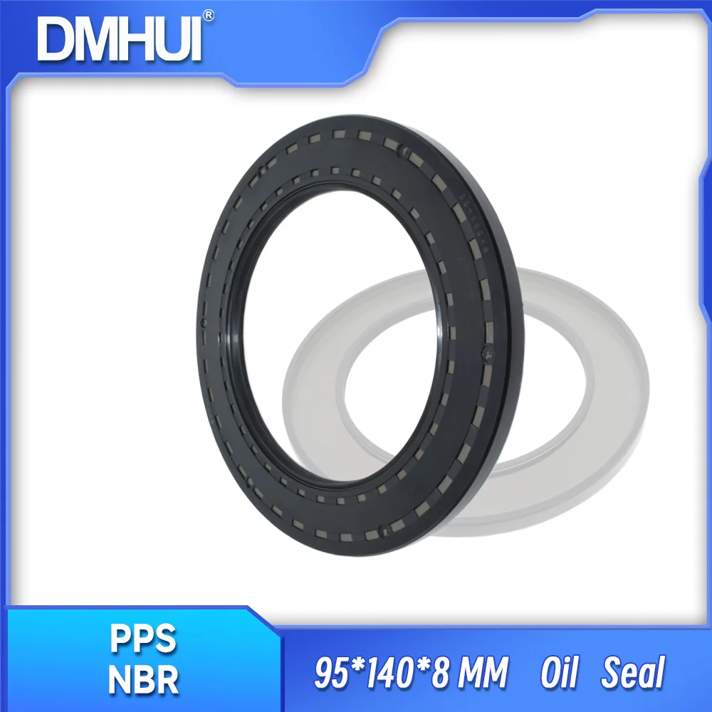 DMHUI high Quality Skeleton Oil Seal 65x120x7mm for pump  FKM Material Rubber  PPS Type  ISO9001:2008