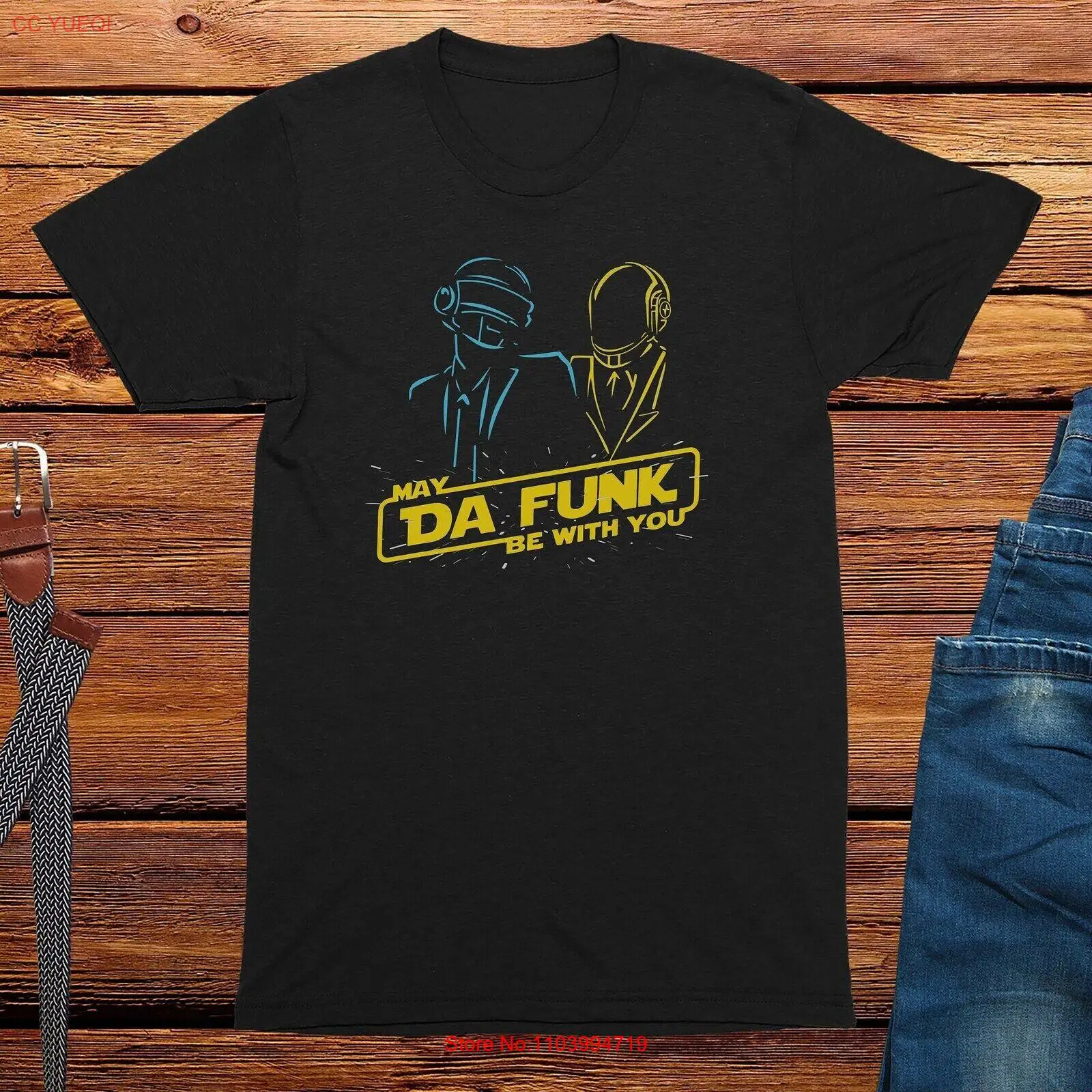 

Забавная Мужская футболка May Da Funk Be With You