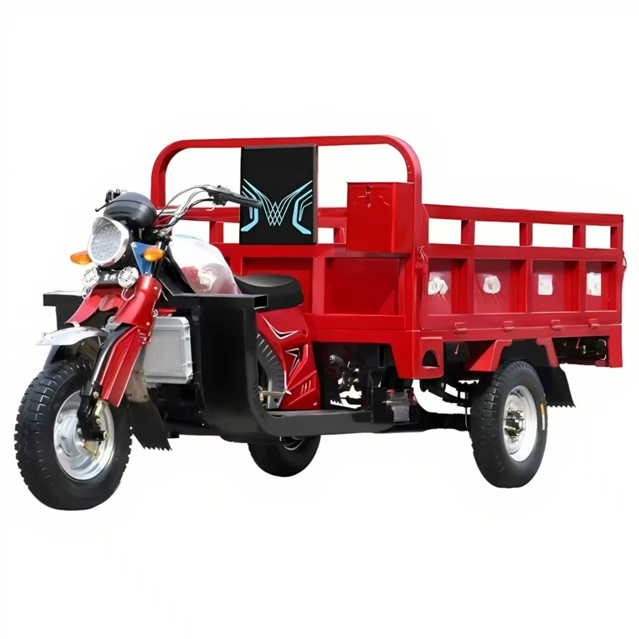 Three-wheeled motorcycle Seated freight Agricultural load three trampolines