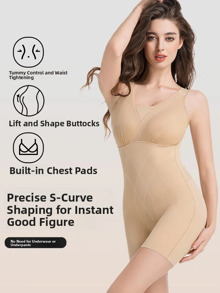 seamless-one-piece-shapewear-women's-postpartum-no-wire-bra-body-shaping-underwear-tummy-control-waist-cincher-butt-lifter