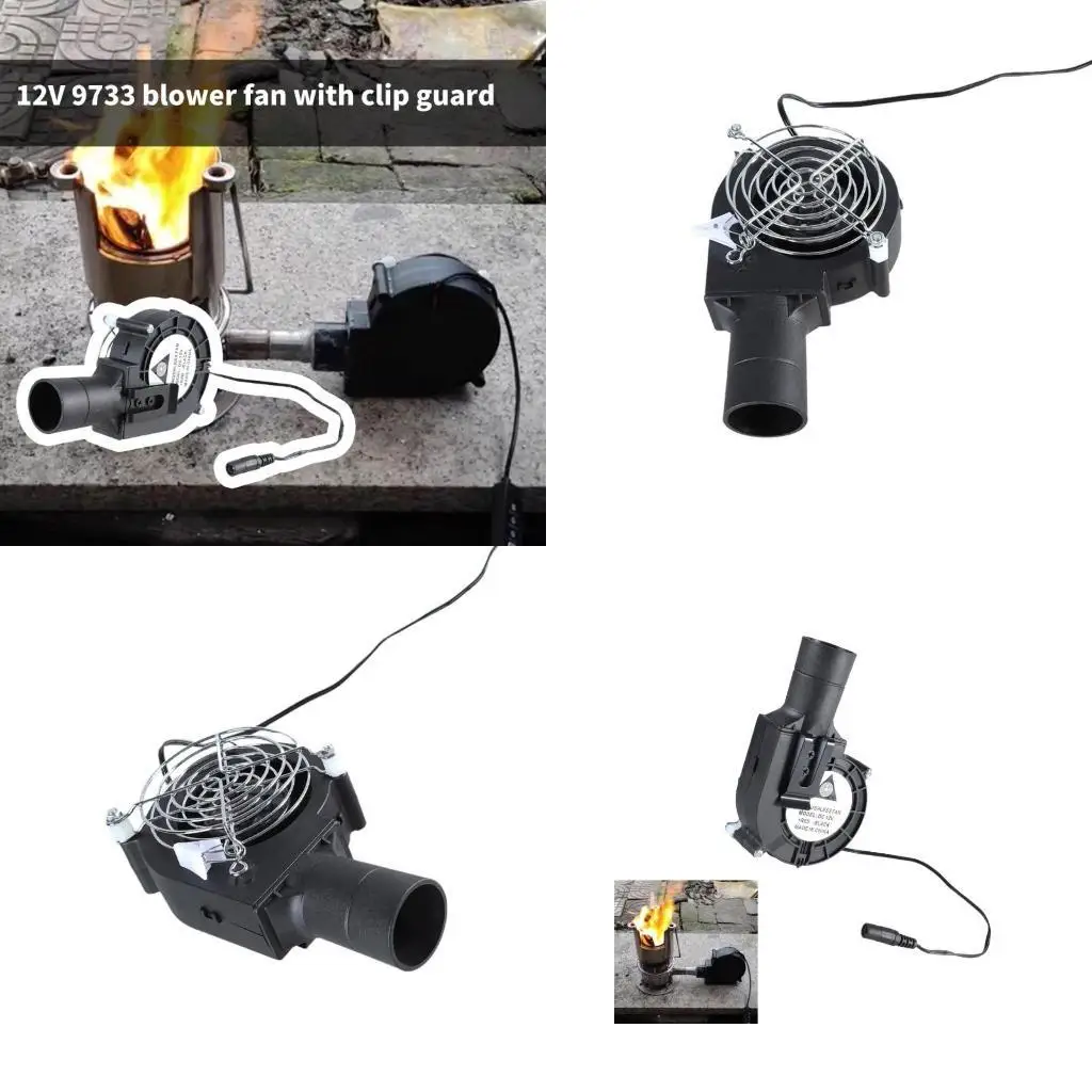 

E8BD Air Blower вентилятор на открытом воздухе вентилятор 9733 BBQ Fean 4800RPM Double Balls Bearing Fean