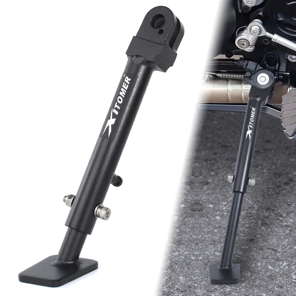 Motorcycle Adjustable Kickstand Side Stand For Ducati Monster 1200 S/25 Anniversario 821 Stealth/Dark Diavel 1260/S/Lamborghini