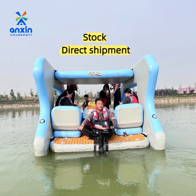 Drop Stitch Solar-Powered Electric Inflatable Boat Portable Catamaran Appearance Inflatable Small Large Yacht for Fishing