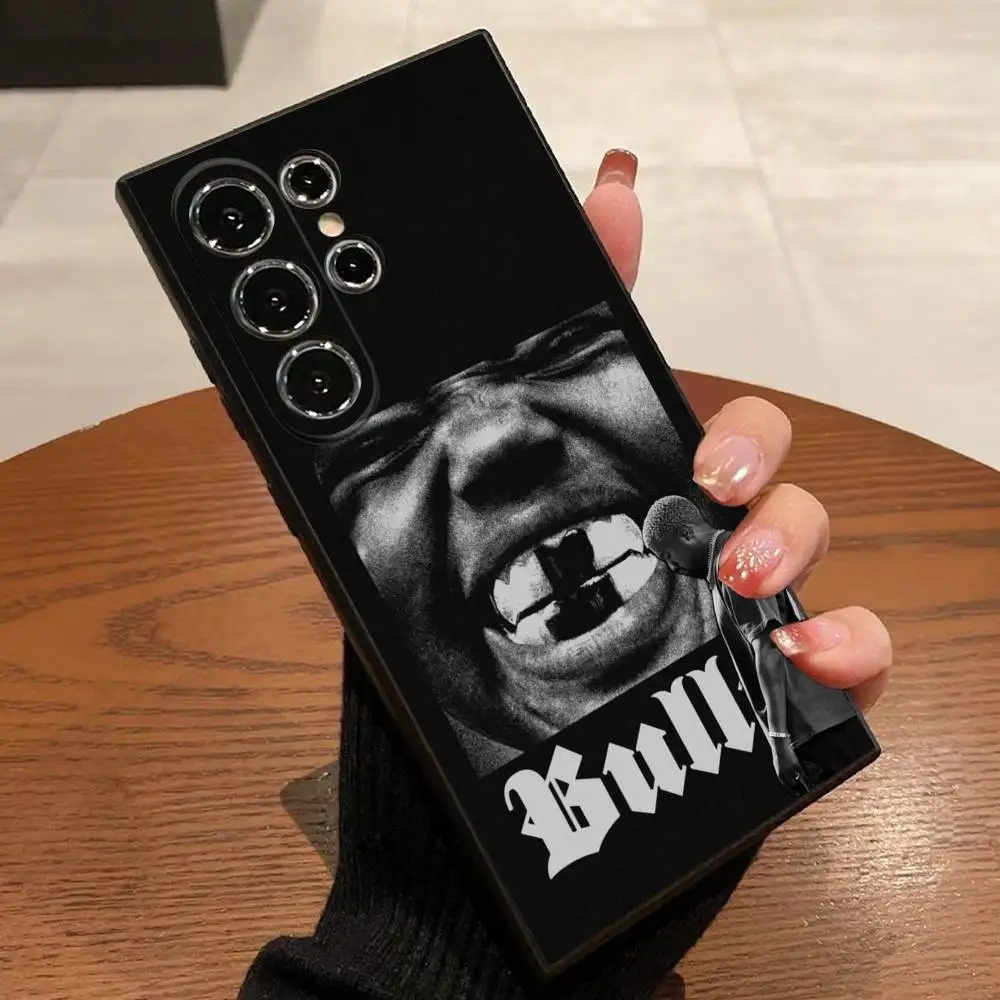 حافظة هاتف K-Kanye West Bully لهاتف سامسونج S25، S24، S21، S22، S23، S30، Ultra، S20، Plus، Fe، Lite، 5G غطاء أسود