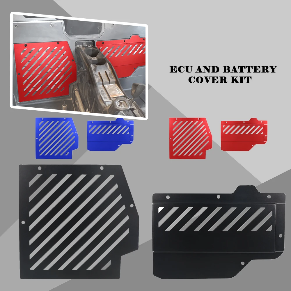 For Can Am Maverick X3 All Models Accessories UTV ECU And Battery Cover Kit Laser Cutting Max R RR XDS XMR XRC XRS Turbo DPS